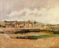 Pissarro, Camille - Afternoon, the Dunquesne Basin, Dieppe, Low Tide